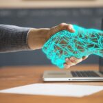 Helping hand through the screen